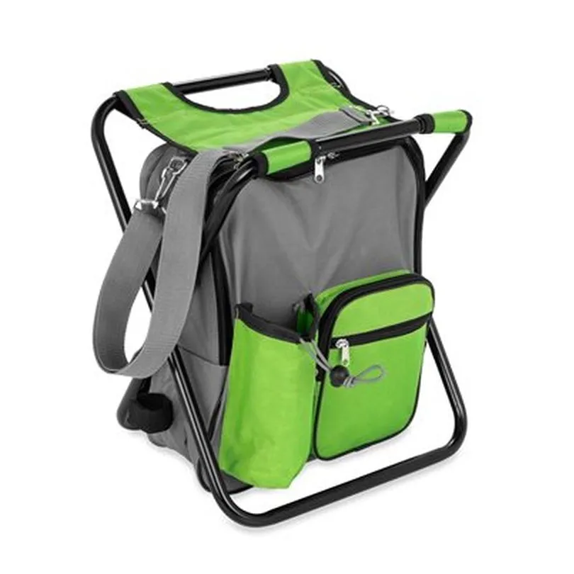 Camp Stool Backpack Cooler -Gr